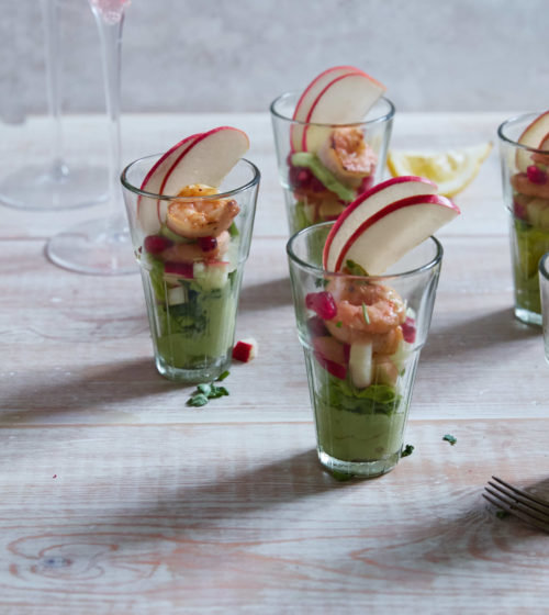 Pink Lady® Prawn Cocktail with Avocado Mayonnaise