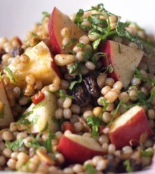 Apple and Moroccan Giant Couscous Salad