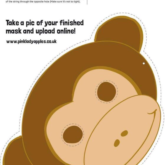 Make a monkey mask