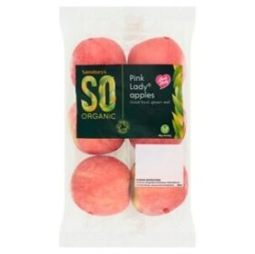 Tesco Organic Pink Lady® Apples 440G (Approx. 4)